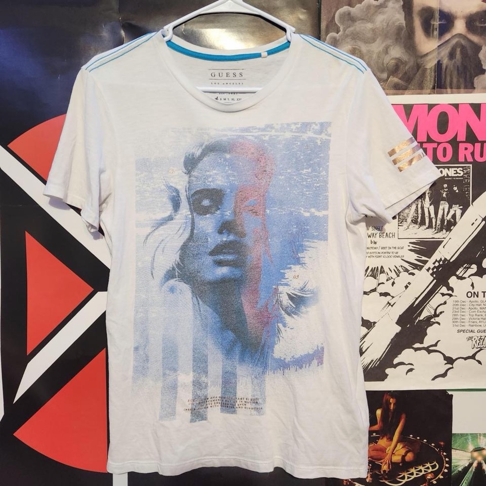 Y2K cyber grunge style guess shirt - Picture 1 of 3